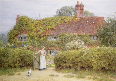 Cottage del Surrey da Helen Allingham